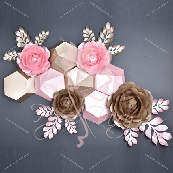 Paper Flower set8