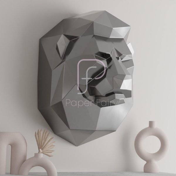 Metal Lion head template