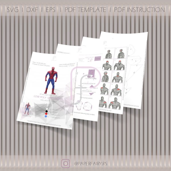 Spiderman papercraft template