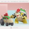 Bowser papercraft template