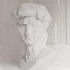 David bust Papercraft Template