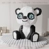 Panda papercraft template