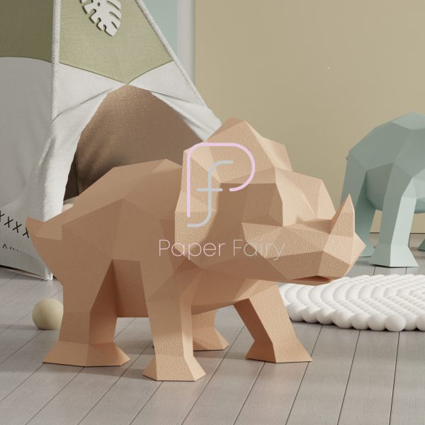 Baby Dinos Trio papercraft template