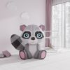 Raccoon papercraft template