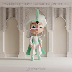 Aladdin papercraft template