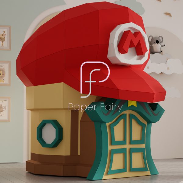 Super Mario papercraft template