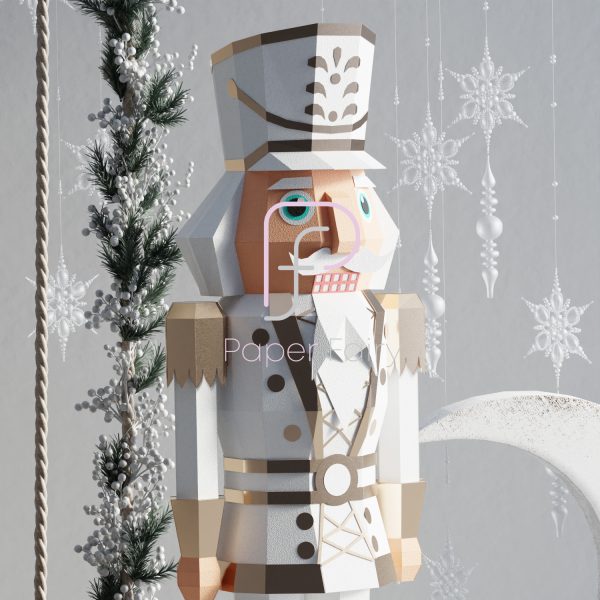 Nutcracker papercraft template